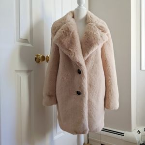 Zara faux fur coat